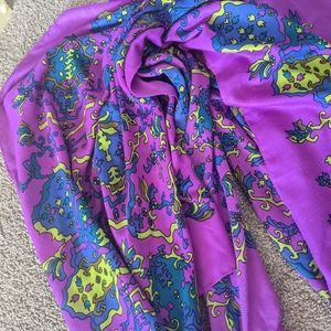 Colourful Blanket Scarf 💜